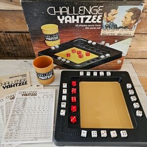 Vintage '74 "Odd Couple" Challenge Yahtzee Game Set